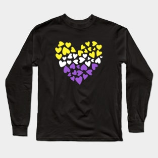 Non Binary Heart Long Sleeve T-Shirt